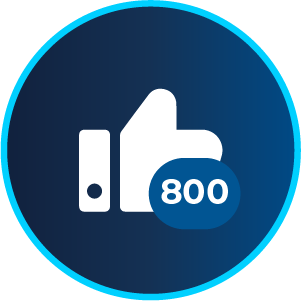 Kudos Received 800